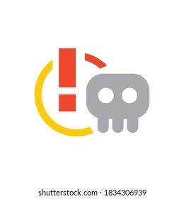 plantilla de diseño de iconos vectoriales de scam