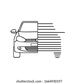 Automatische Vektorillustration mit schwarzen Symbolen scannen