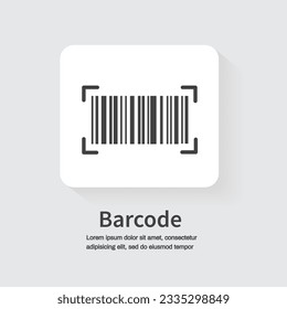 Scan Bar code. Design for website and mobile apps. Vector illustration.