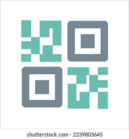 Scan Barcode Icon Flat Style