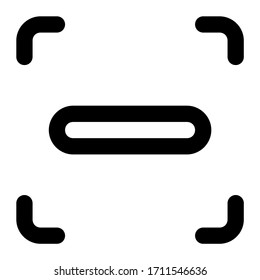 Strichcode prüfen. Symbol mit Rahmenstil, perfekte Pixel und Basisgröße von 32x32 Pixel. Geeignet für Website-Design, Logos, Anwendungen und UI.
