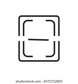 Icono de Botón de escaneo, ideal para Ilustraciones digitales y de equipos de oficina