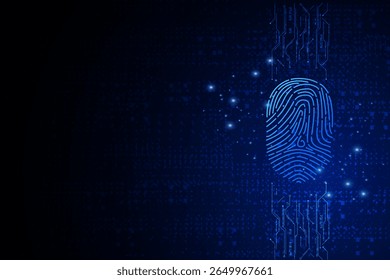 scan fingerprint, Cyber security and password control through fingerprints, access with biometrics identification	
