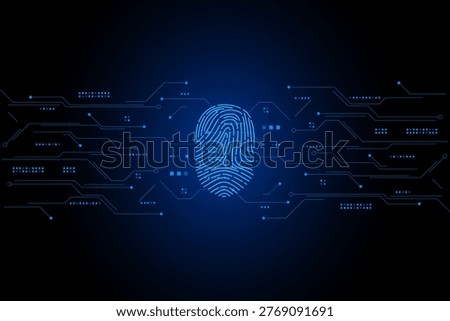 scan fingerprint, Cyber security and password control through fingerprints, access with biometrics identification	
