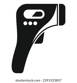 Scan health device icon simple vector. Laser thermometer. Measurement tool