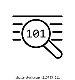diseño de iconos de análisis, ilustración vectorial con estilo de línea, mejor utilizado para banner o aplicación web