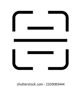 Icono de exploración aislado en fondo blanco