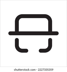 Scan Icon with Outline style
