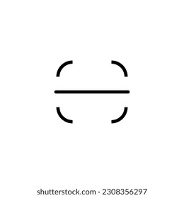 scan icon vector design templates