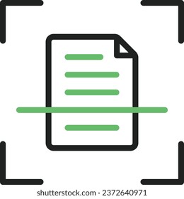 Scan icon vector image. Suitable for mobile application web application and print media.