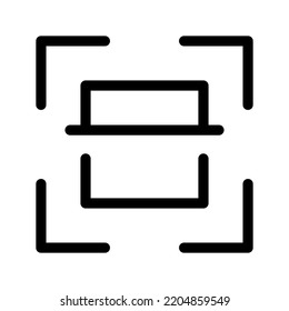 Scan Icon Vector Symbol Design Illustration