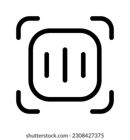 Scan Icon Vector Symbol Design Illustration
