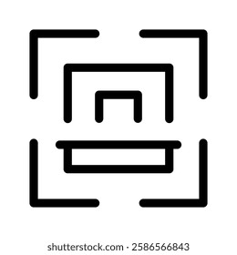 Scan Icon Vector Symbol Design Illustration