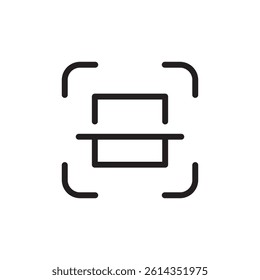 Scan Icon Vector Symbol Design Illustration