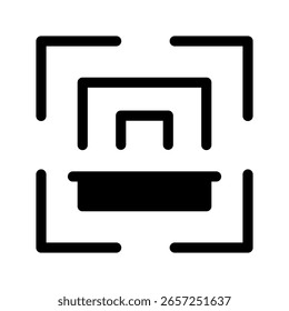 Scan Icon Vector Symbol Design Illustration