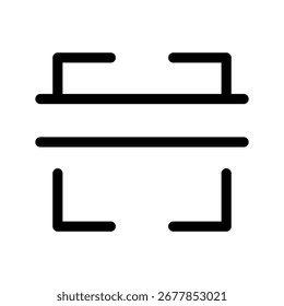 Ilustração de design de símbolo de vetor de ícone de digitalização