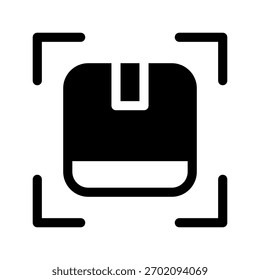 Vektorsymbol-Designgrafik scannen