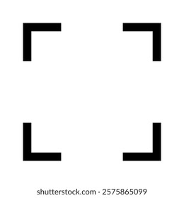 scan icon,vector,black line white background