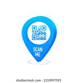 Escanearme la etiqueta telefónica. Vector de icono de información. Icono de código de barras. Ilustración de material vectorial.