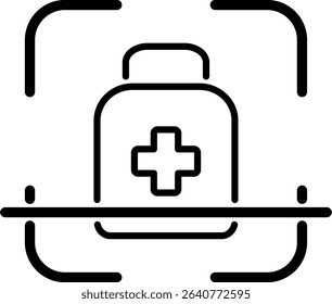 Scan pill image for identification icon