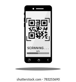 Scan QR code with black Mobile phone.