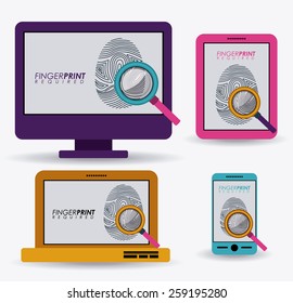 Scan QR Code design, vector illustration