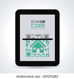 Scan QR Code design, vector illustration