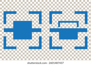 scan qr code icon scanning code sign. code scanner icon. barcode icons