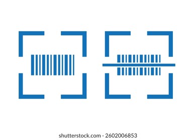 scan QR code icon scanning code sign. code scanner icon. barcode icons. scan icon .