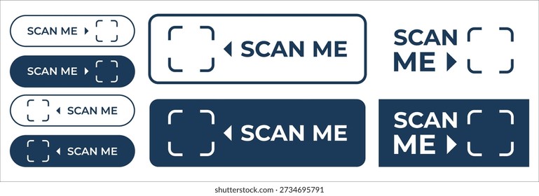Escanee el conjunto iconos