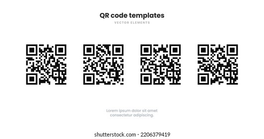 Scan QR code icon symbol sign. Digital scanning qr code template. QR code scan for smartphone. QR code for payment for mobile app, website, UI UX.