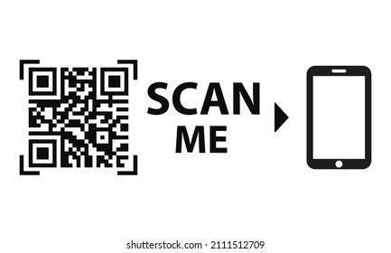  Scan QR Code Icon. Vector Illustration