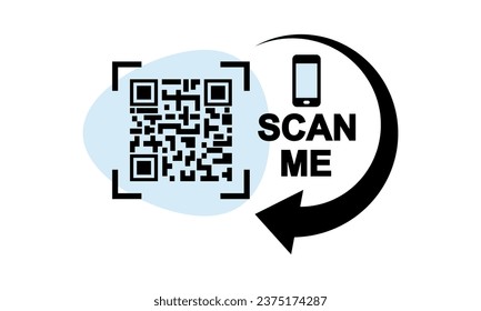 Scan QR code from smartphone. Scan me.