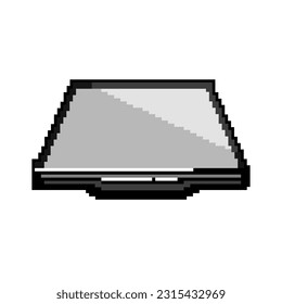 scan scanner document game pixel art retro vector. bit office printer, machine copier scan scanner document. old vintage illustration