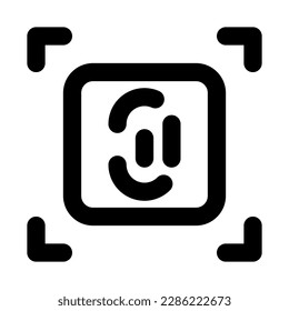 scan of user interface outline icon set