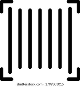 icono de exploración de color plano vectorial 