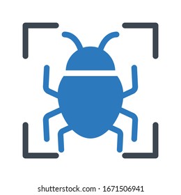 Bildfarbensymbol für die Vektorillustration 