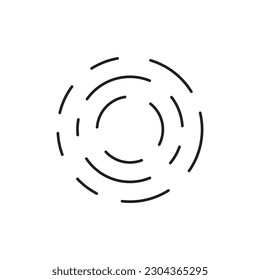 Scan vector icon. Fingerprint vector icon. Finger print flat sign design. Linear thumbprint sign. Illustration of authentication symbol. UX UI