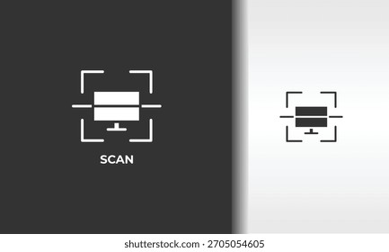 Examinar Ilustração De Símbolo Isolado De Vetor, Ícone Ou Sinal De Logotipo