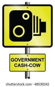 Scandalous government cash cow revenue road speed camera signs