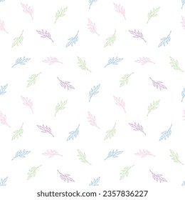 Scandi style design line tree branches seamless vector pattern. Cute hand drawn floral background for kids room decor, nursery art, apparel, packaging, wrapping paper, textile, fabric, wallpaper, gift