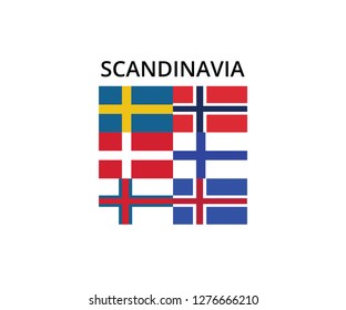 Scandinavia flags national symbol emblem nordic 