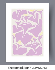 Conjunto de impresión vectorial abstracta escandinava. Fondo de arte de pared abstracto minimalista para impresión. Estilo vectorial escandinavo.
