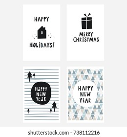 scandinavian christmas prints