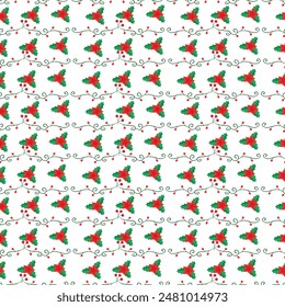 Diseño de patrón de Vector sin costura de Navidades escandinavas