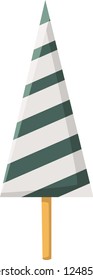 Scandinavian Christmas tree vector illustration