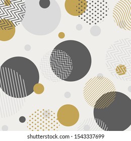Scandinavian design circle abstract background christmas colors