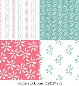 Scandinavian design patterns. Nature background.