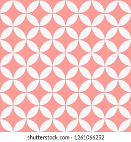 Scandinavian design.Seamless pattern. Tile and textile design.Pattern circle flower background.