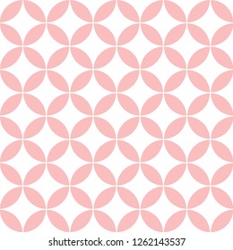 Scandinavian design.Seamless pattern. Tile and textile design.Pattern circle flower background.